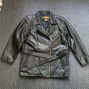 DIMITRI cuir Women's Leather Jackets (Unisexe)